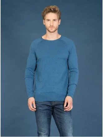 голубой муж. свитер