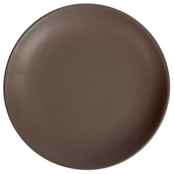 Доляна Тарелка десертная Пастель 19 см коричневый